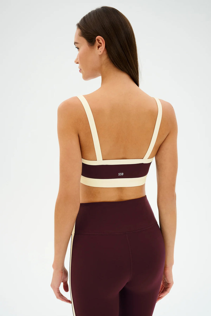 SPLITS 59 | Monah Rigor Bra - Dark Cherry