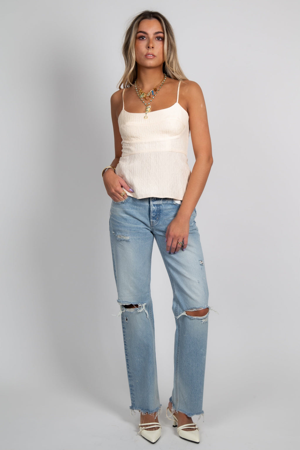 CAMI NYC | Lisbon Camisole - Bone