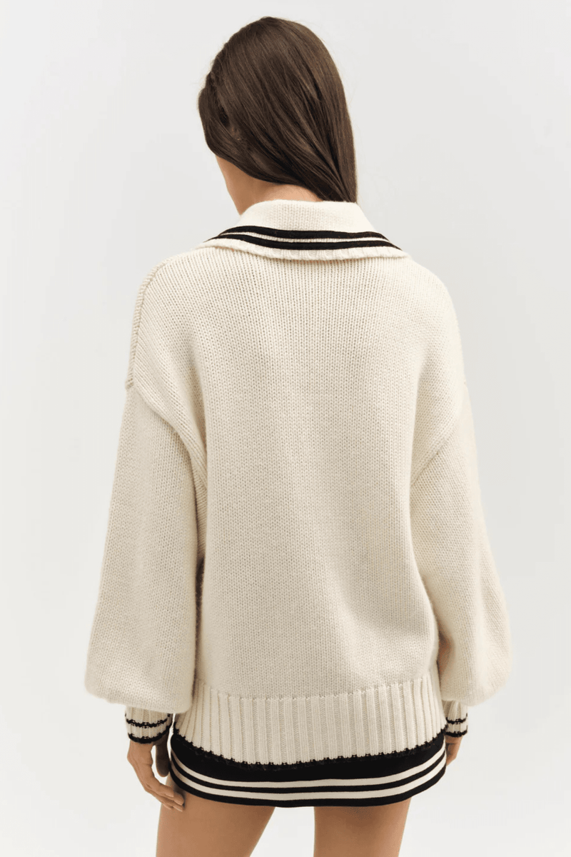 FOR LOVE & LEMONS | Marina Knit Cardigan - Tan