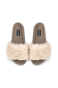 ROAM | Cloud Shearling Slider - Natural