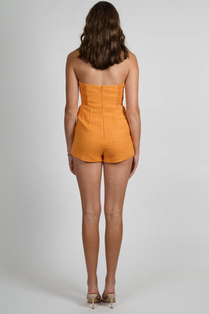 AMANDA UPRICHARD | Archer Playsuit - Orange