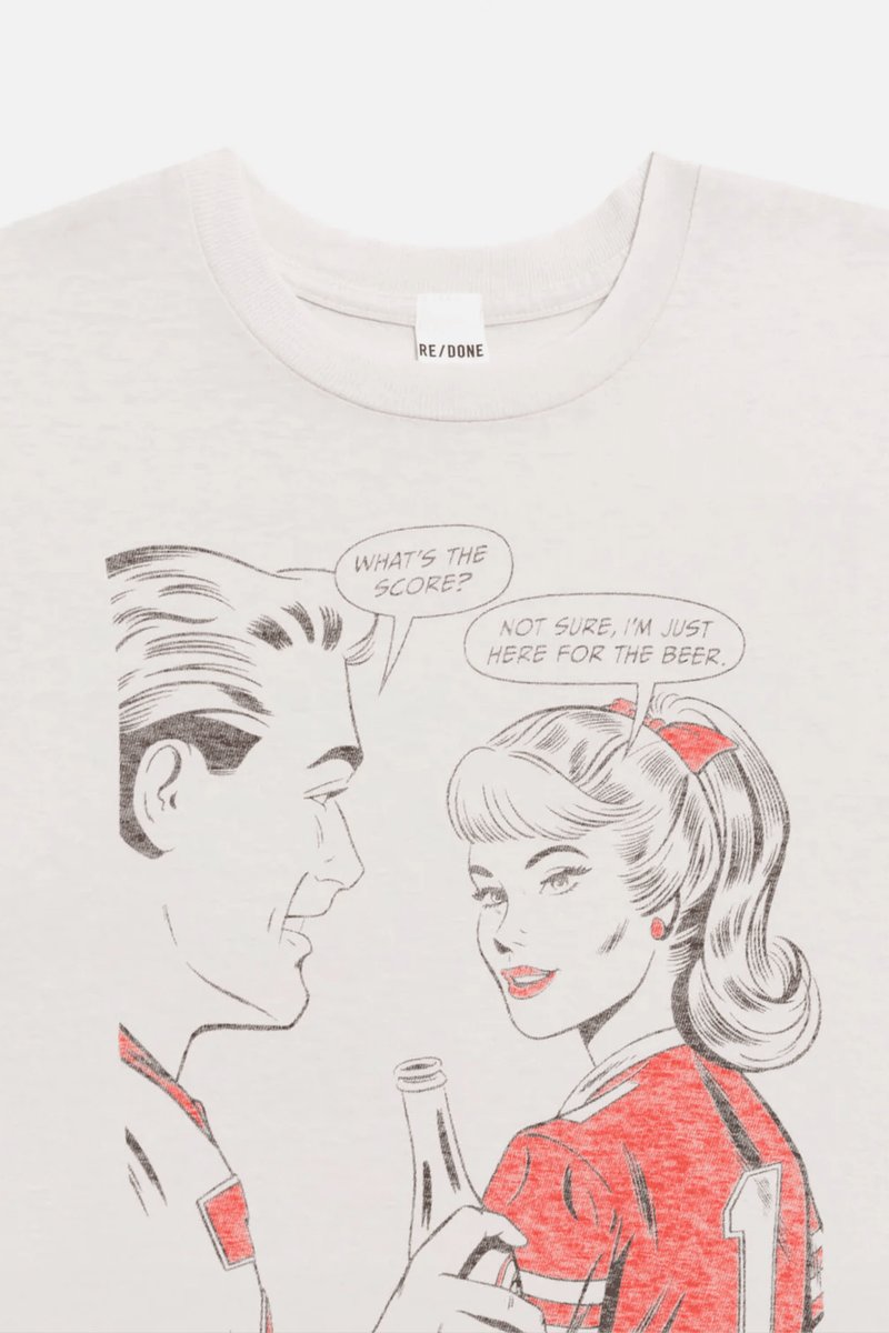 RE/DONE | Classic Tee Sports - Vintage White