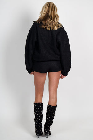 AMANDA UPRICHARD | Caresse Shorts - Black