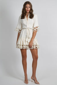 ALEXIS | Kaila Dress - Alabaster
