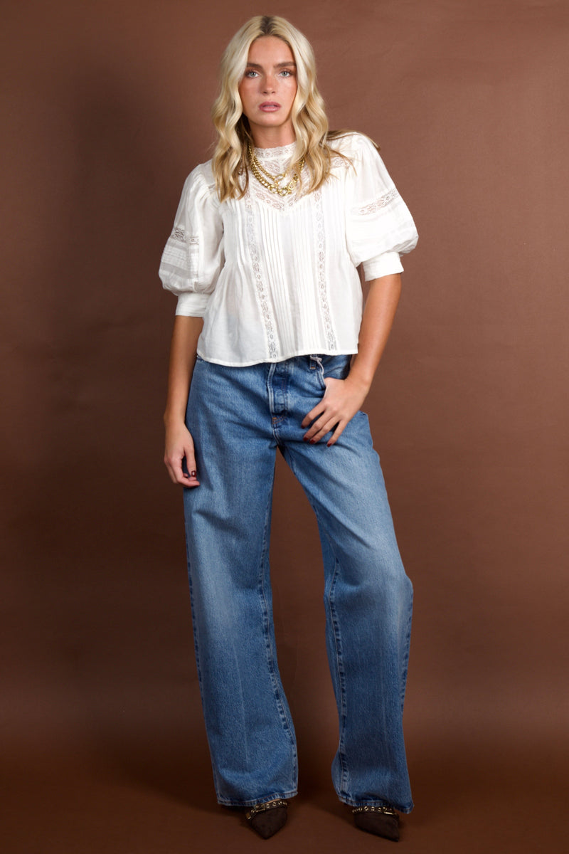 SUNDAYS | Moni Top - White