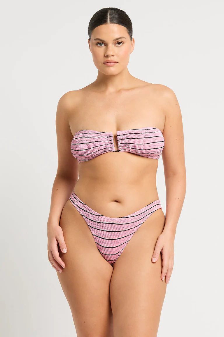 BOND - EYE | Blake Bandeau - Pastel Pink Stripe