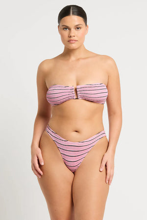 BOND - EYE | Blake Bandeau - Pastel Pink Stripe