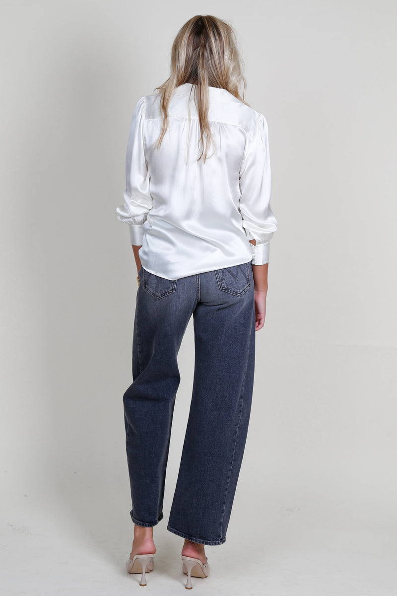 FRAME | Round Collar Shirt - Cream