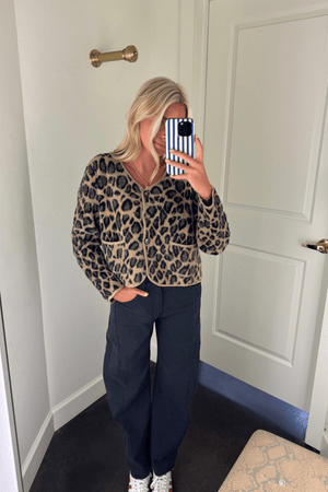 FRNCH | Begonia Cardigan - Leopard