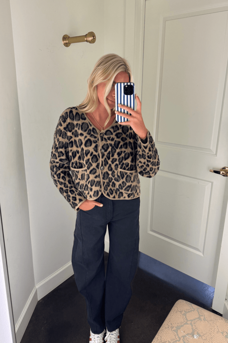 FRNCH | Begonia Cardigan - Leopard