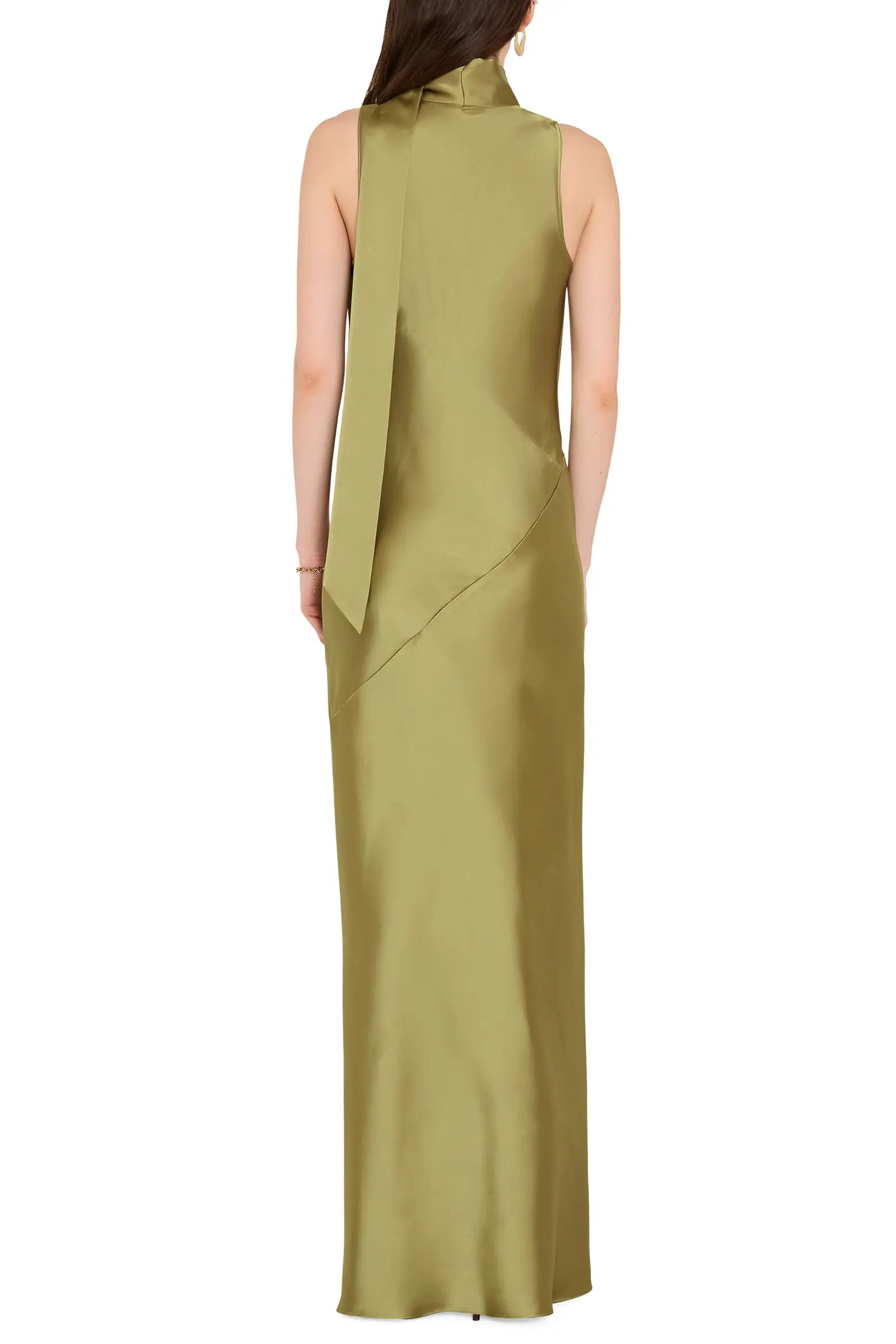Amanda Uprichard Paula Maxi Dress in Green