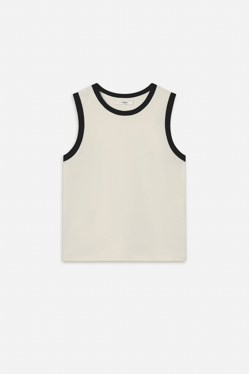 FRAME | The Ringer Tank - Cream