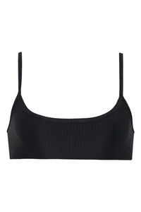 FRANKIES BIKINIS | Dallas Ribbed Top - Black