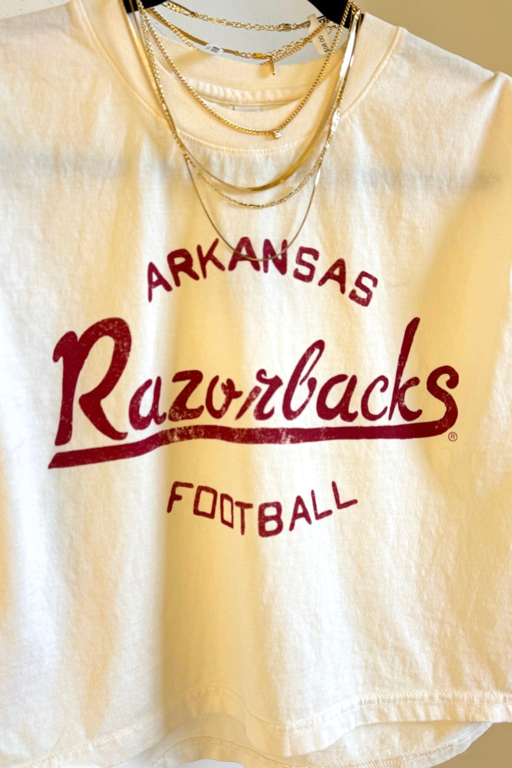 Hogs Football Tank - Off White