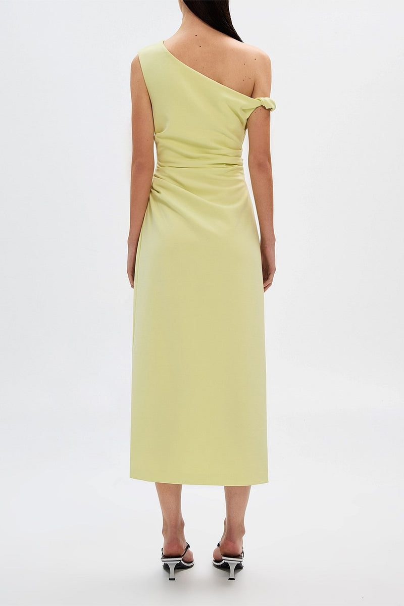 MISHA | Gaia Twill Dress - Lime Sorbet