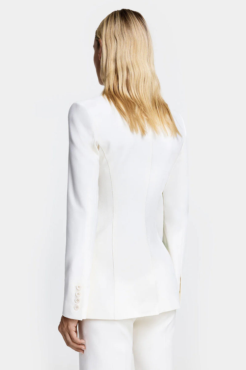 SMYTHE | Taped Not a DB Blazer - White + Kelly