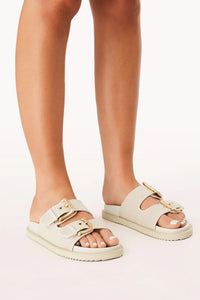 BILLINI | Tenzin Slides - Cream Linen