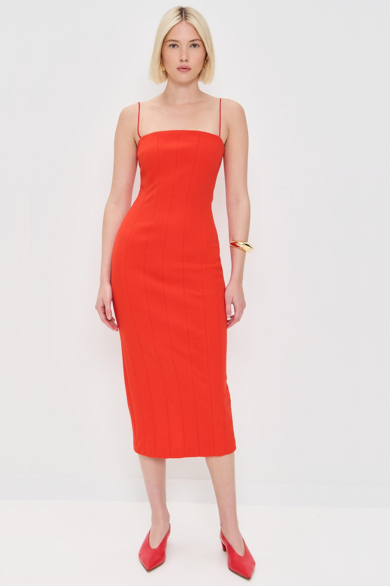 MISHA | The Irisha Bonded Dress - Grenadine
