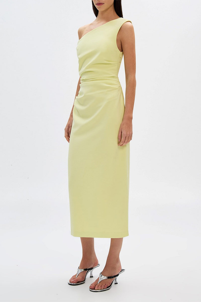 MISHA | Gaia Twill Dress - Lime Sorbet