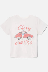 RE/DONE | Cherry Auto Classic Tee - Vintage White