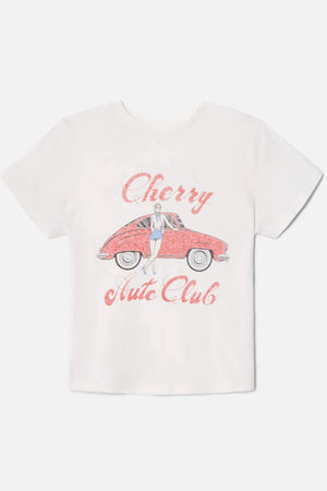 RE/DONE | Cherry Auto Classic Tee - Vintage White