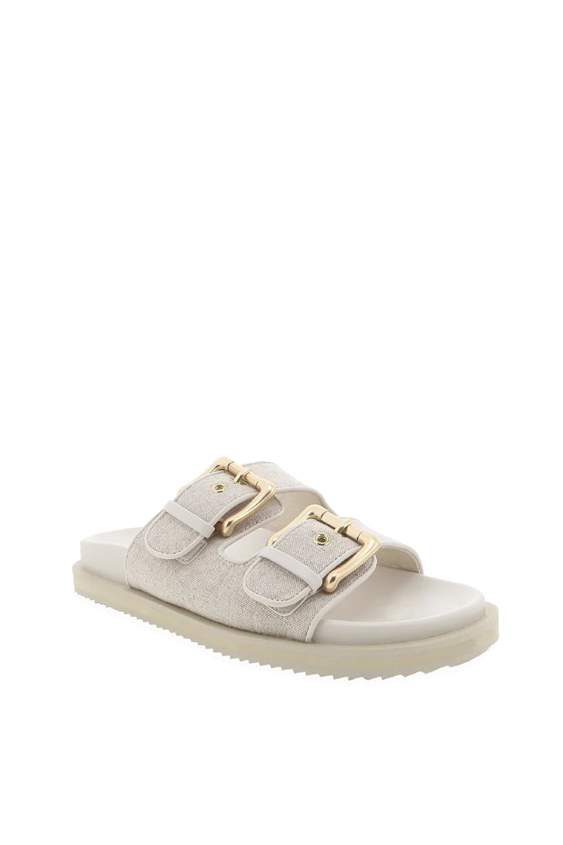 BILLINI | Tenzin Slides - Cream Linen