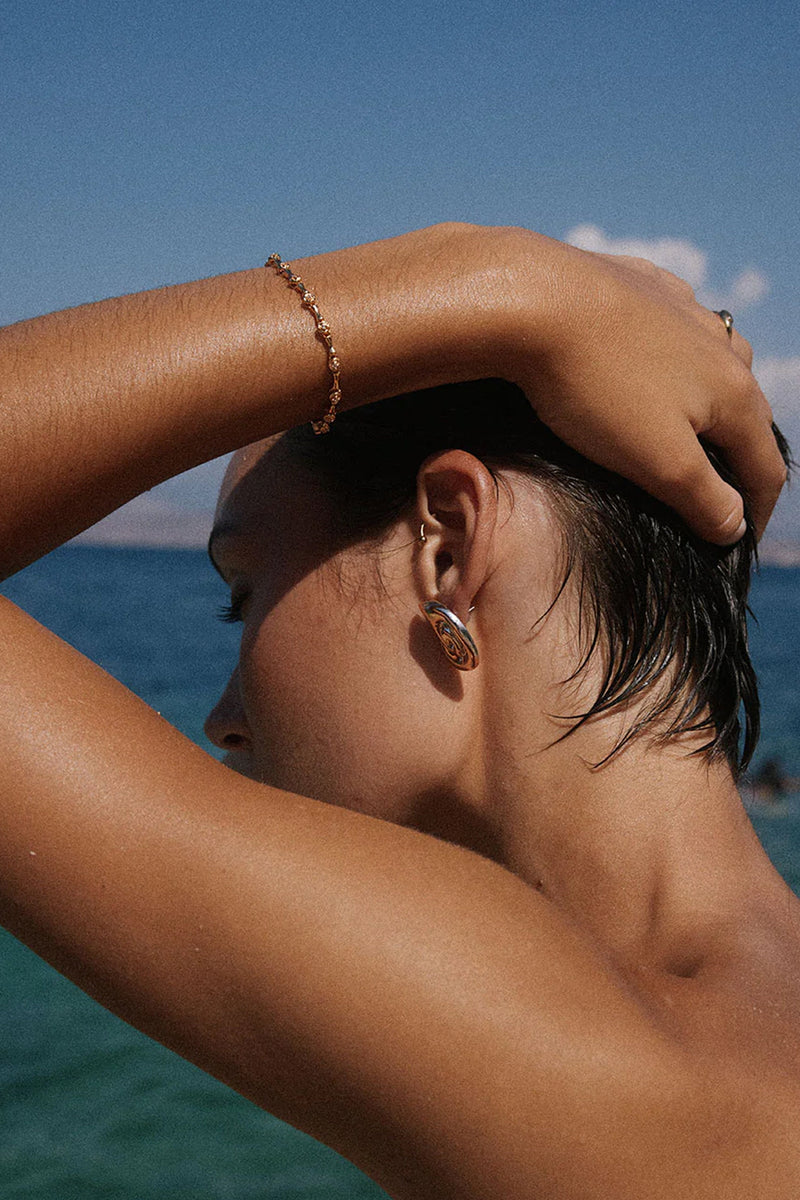 LUV AJ | The Two Tone Coquille Studs