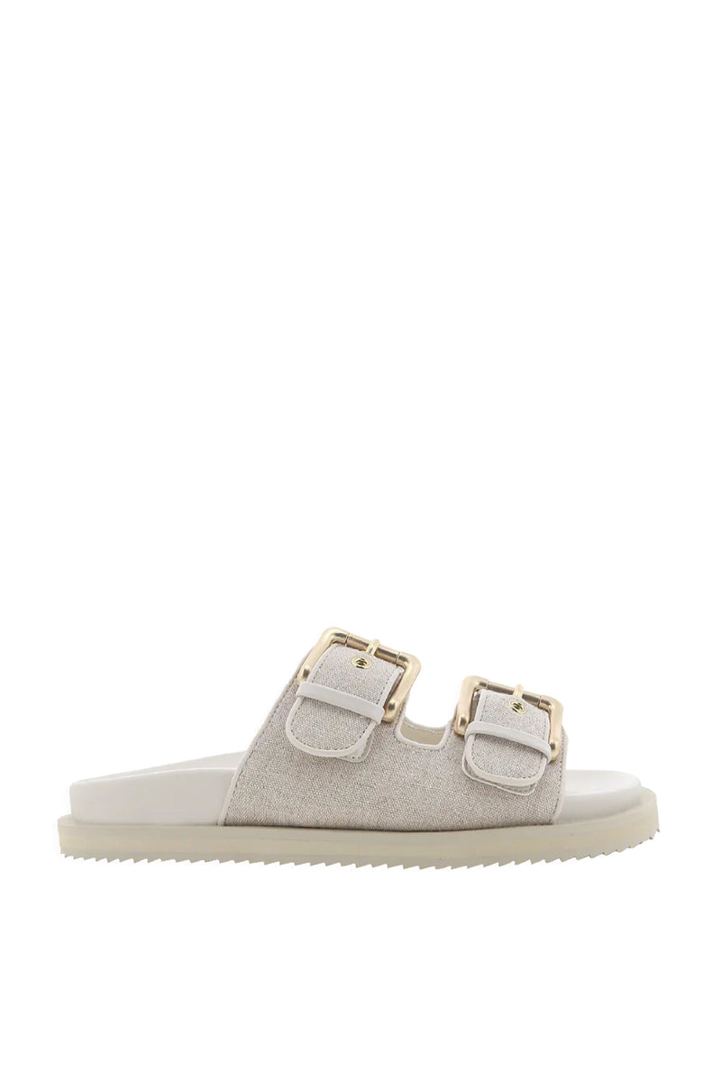 BILLINI | Tenzin Slides - Cream Linen