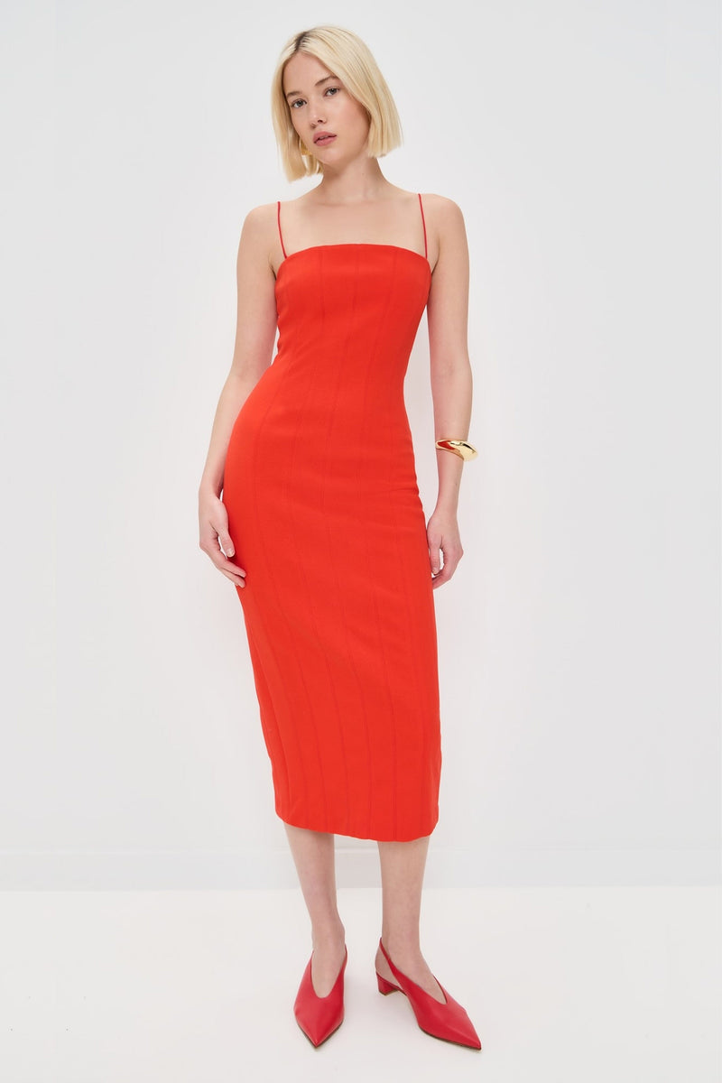 MISHA | The Irisha Bonded Dress - Grenadine