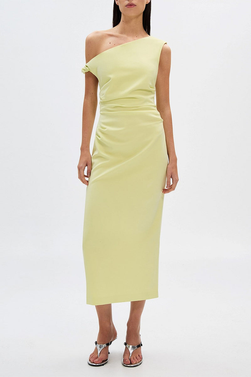 MISHA | Gaia Twill Dress - Lime Sorbet
