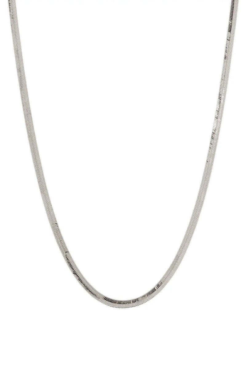 LUV AJ | Classique Herringbone Chain - Silver