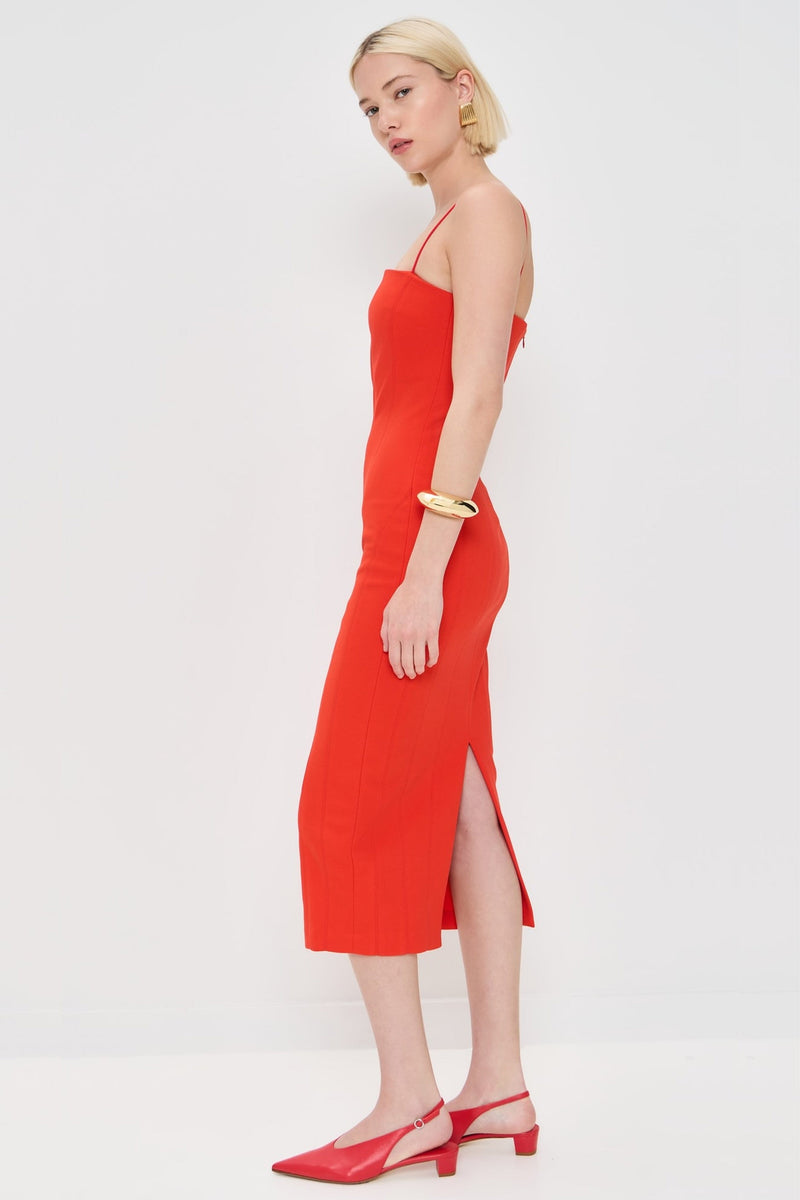 MISHA | The Irisha Bonded Dress - Grenadine