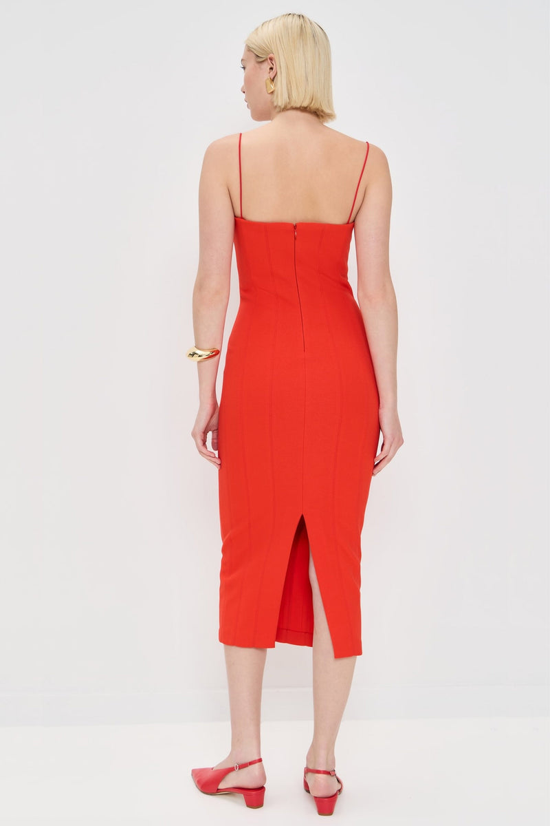 MISHA | The Irisha Bonded Dress - Grenadine