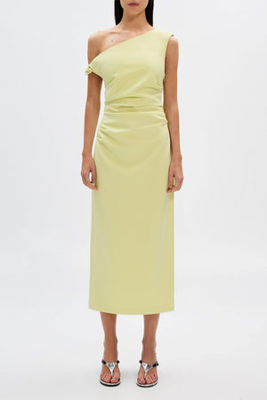 MISHA | Gaia Twill Dress - Lime Sorbet