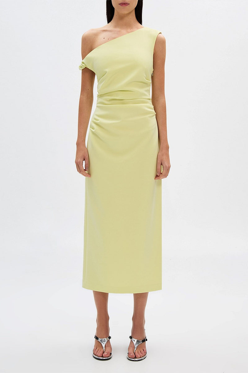 MISHA | Gaia Twill Dress - Lime Sorbet