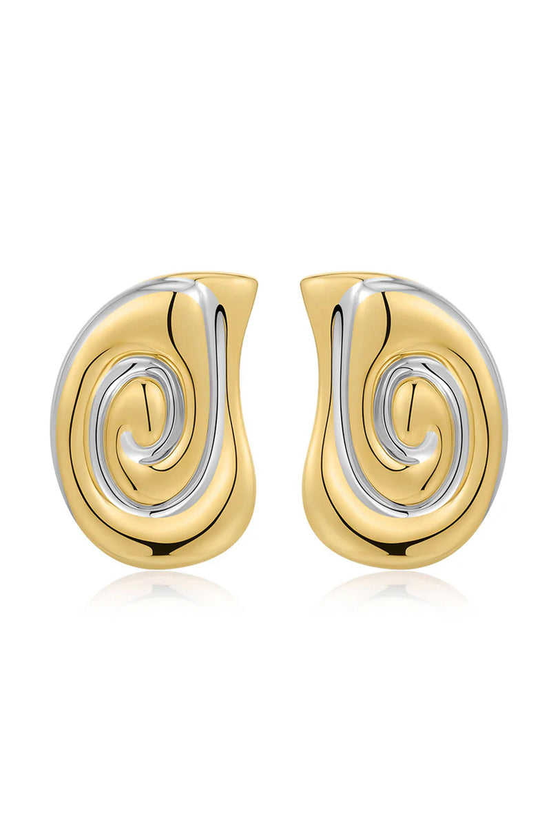 LUV AJ | The Two Tone Coquille Studs