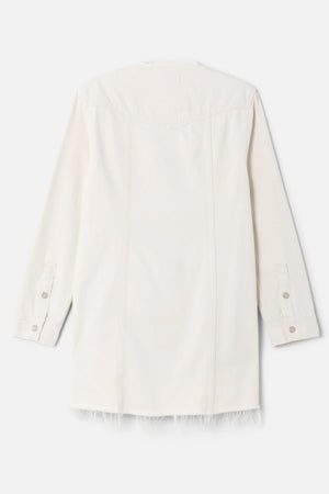 RE/DONE | The Riley Mini Dress - Crema