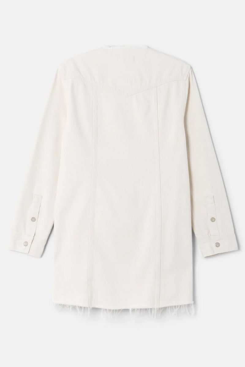 RE/DONE | The Riley Mini Dress - Crema