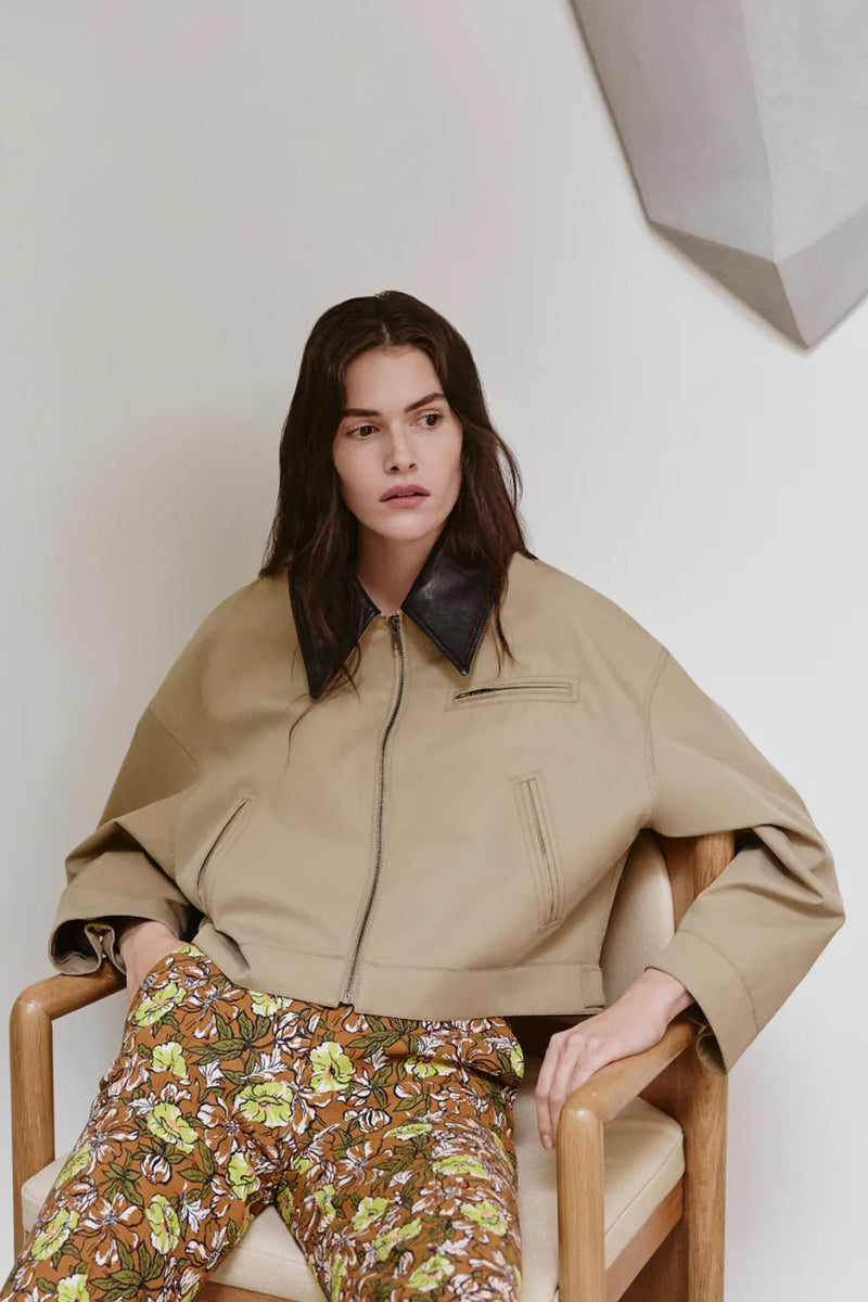 SMYTHE | Leather Block Jacket - Black Neutral