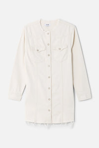 RE/DONE | The Riley Mini Dress - Crema