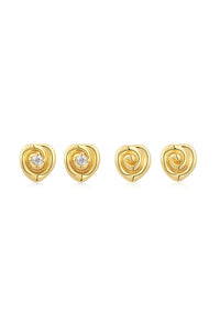 LUV AJ | The Coquille Studs Set