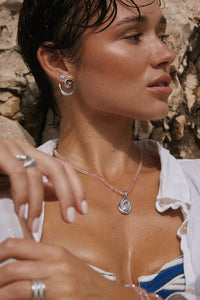 LUV AJ | The Seashell Coil Studs