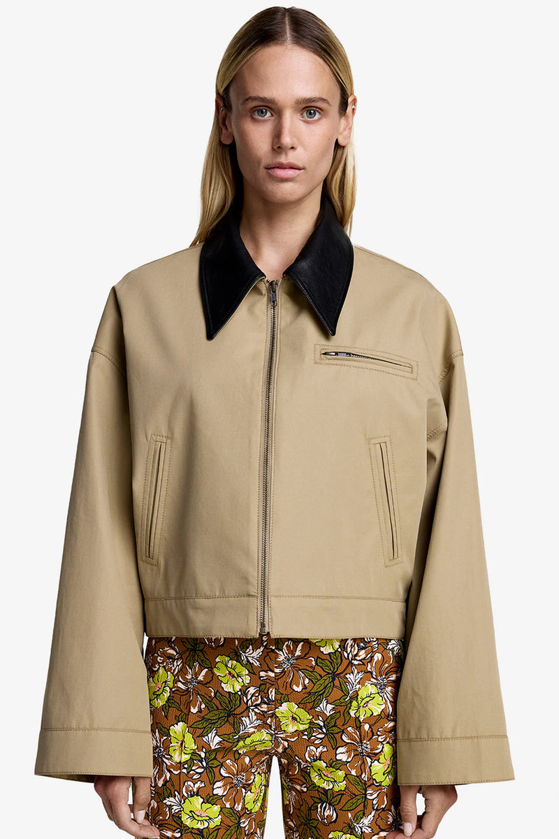 SMYTHE | Leather Block Jacket - Black Neutral
