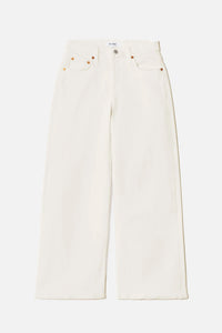 RE/DONE | Mid Rise Wide Leg - Crema