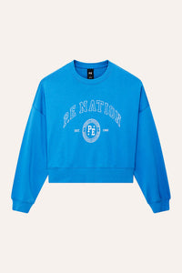 P.E NATION | Adobe Sweatshirt - French Blue