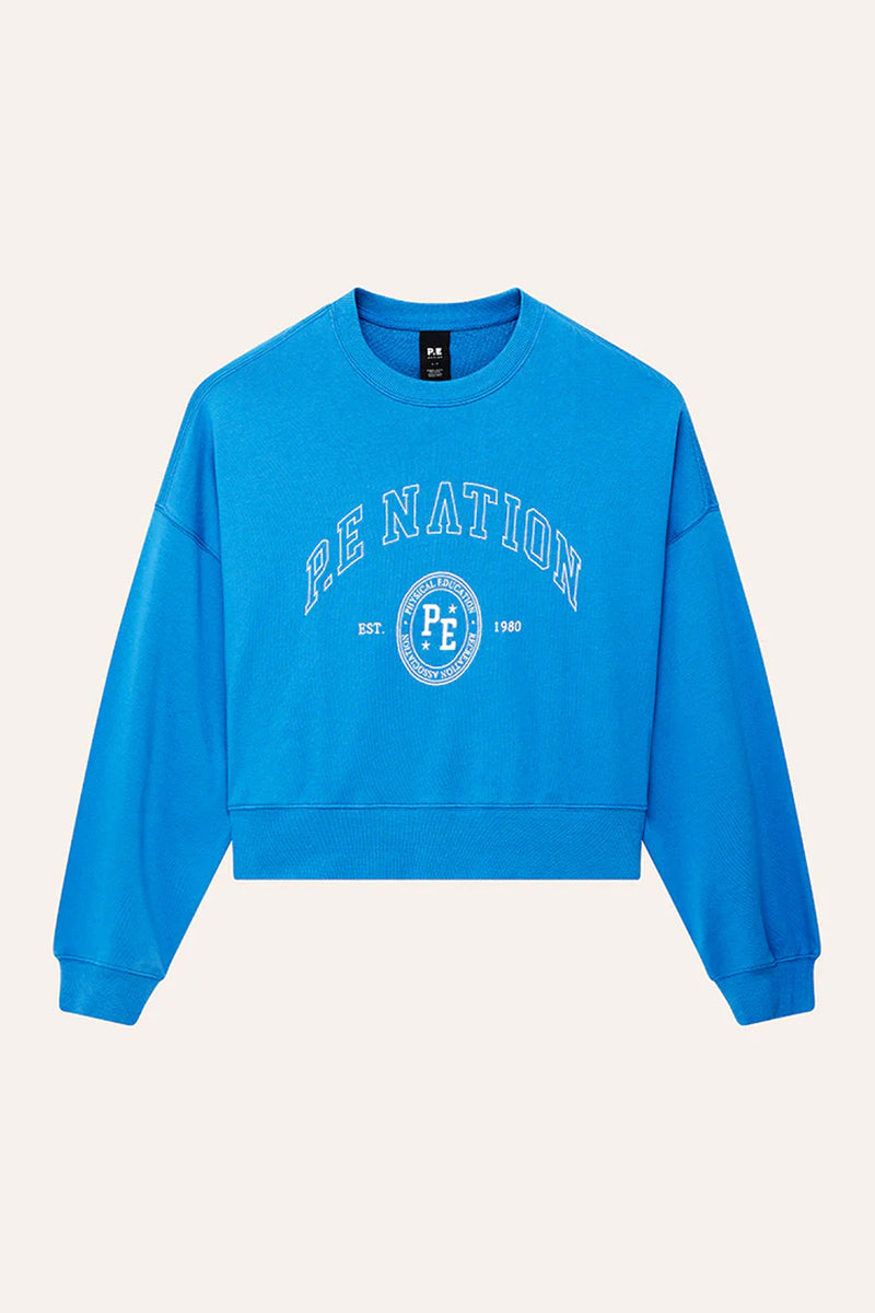 P.E NATION | Adobe Sweatshirt - French Blue