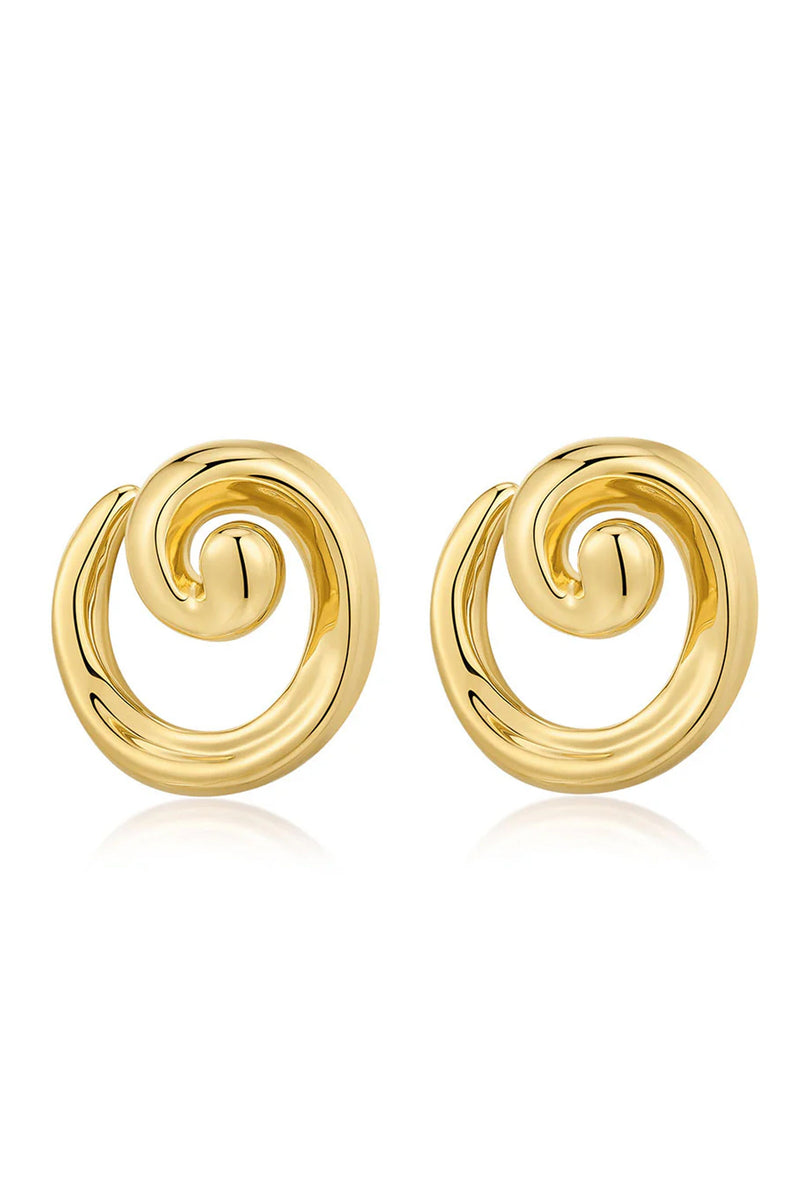 LUV AJ | The Seashell Coil Studs