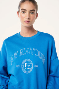 P.E NATION | Adobe Sweatshirt - French Blue