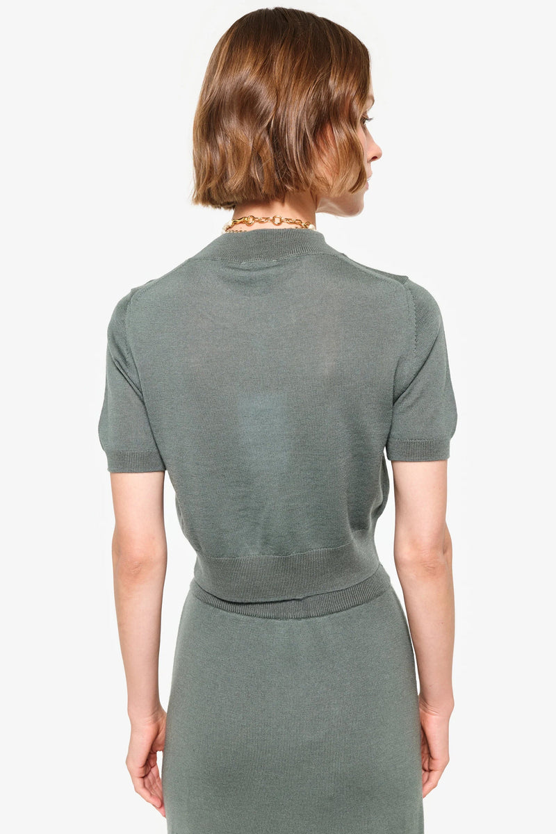 CAMI NYC | Lexa Cropped Knit Top - Bayou