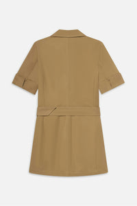 FRAME | The Utility Dress - Khaki Tan